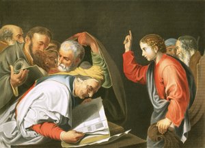 Christ among the doctors by Jusepe de Ribera